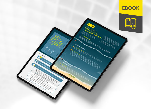 Mockup of tablets reflecting the e-book's internal content